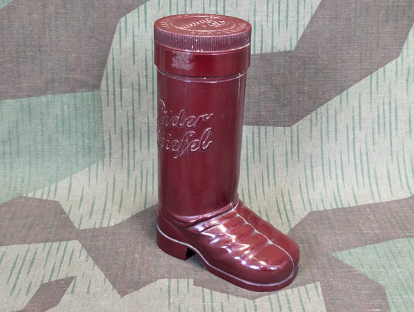 Puder Stiefel Bakelite Boot Powder Container Pudan