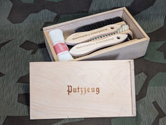 Putzzeug Shoe Brush Set Wehrmacht u. Arbeitsdienst