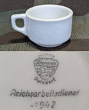 Reichsarbeitsdienst Small Coffee Cup 1942