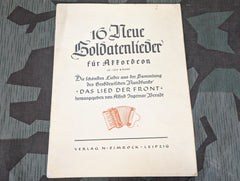 Neue Soldatenlieder Soldier's Song Book for Accordion