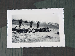 Photo of German Soldiers Practicing Mine Clearing
