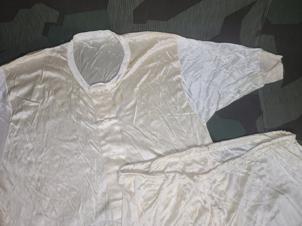 German Undershirt and Boxer Shorts Set (Soft Artificial Silk)