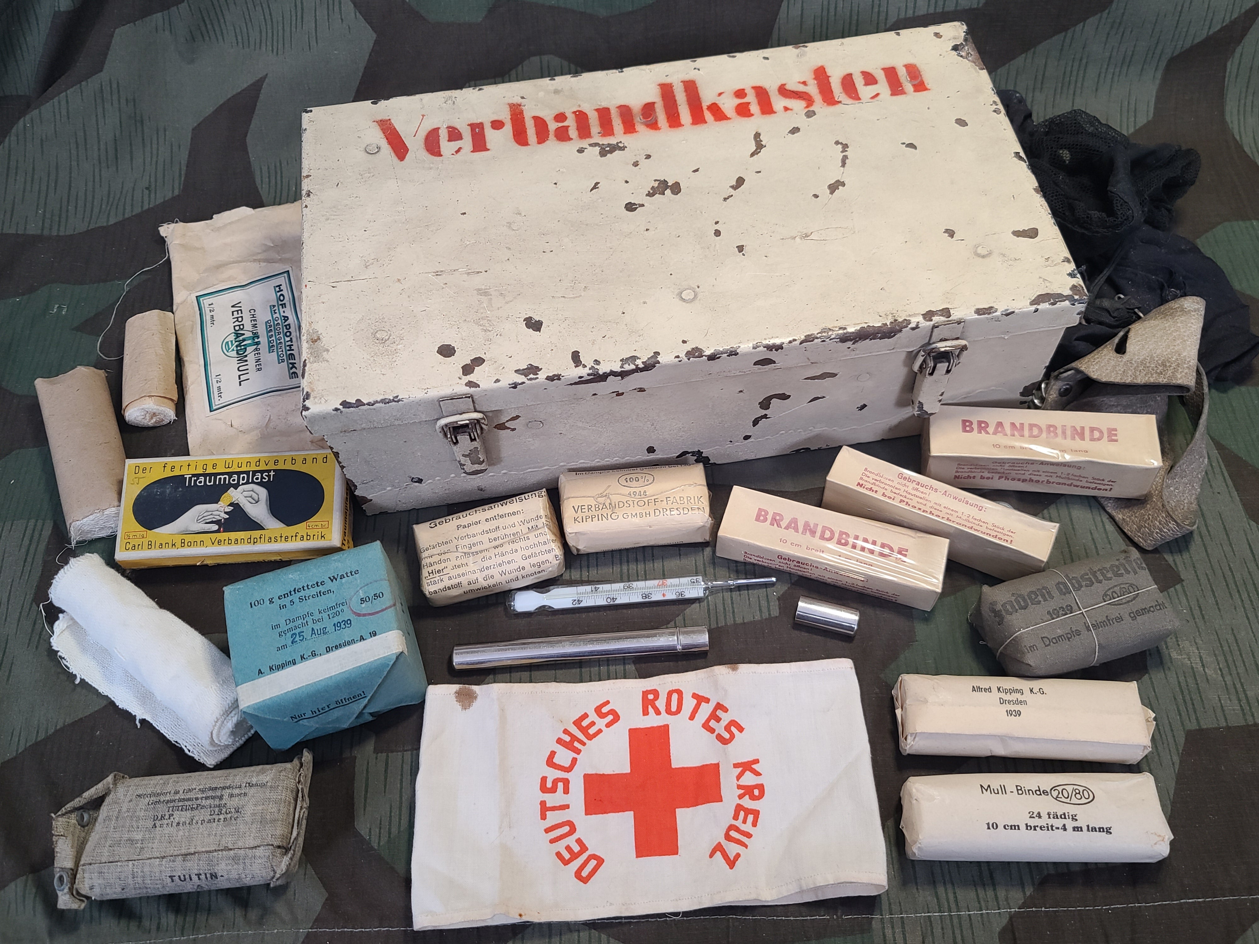 WW2 ドイツ軍「Verbandkasten」 WWII_German_Verbandkasten_Box_