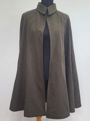 WWII OD Army Nurse Women's Uniform Cape (Large)