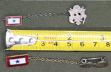 Army and Ordnance Blue Star Flag Chain Pins