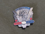 Telephone Serving for Victory Pin