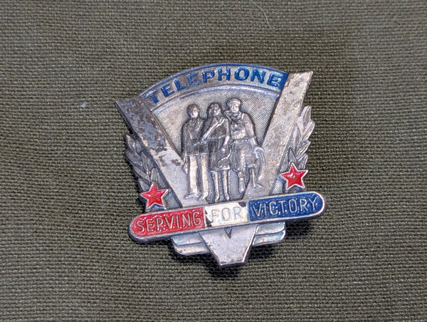 Telephone Serving for Victory Pin