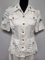 WWII USMCWR Women's Marine Corps White Summer Jacket Uniform