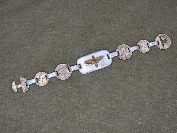 Army Air Corps Australia Coin Bracelet