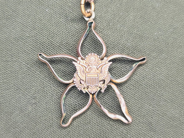 Army Flower Sweetheart Necklace