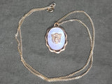 WWII US Army Sweetheart Locket Necklace Pr. St. Co. Providence Stock Company