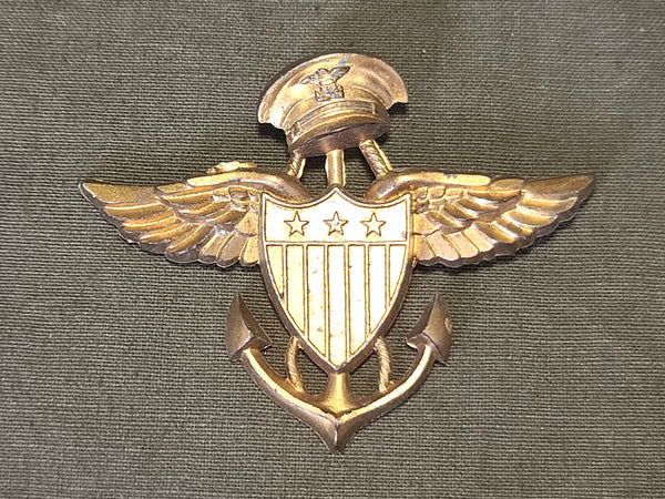 Navy Pilot Celluloid Sweetheart Pin