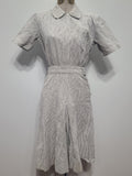 WWII US Navy WAVES Seersucker Women's Working Uniform Dress