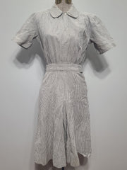 WWII US Navy WAVES Seersucker Women's Working Uniform Dress