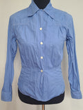 WAVES Reserve Blue Blouse <br> (36" bust)