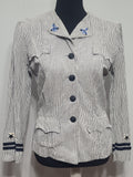 Navy WAVES Officer's Seersucker Jacket <br> (38" Bust)