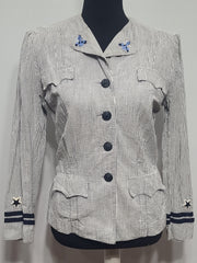 Navy WAVES Officer's Seersucker Jacket <br> (38" Bust)