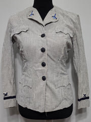 WWII US Navy WAVES Women's Seersucker Supply Officer's Uniform Jacket