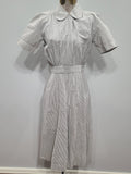 WAVES Seersucker Working Uniform Dress (as-is) <br> (B-36" W-24" H-33")