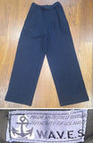 Navy WAVES Trousers <br> (W-26" H-38")
