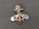 WWII US Navy Women's WAVES Hat Insignia Uniform Pin Sterling