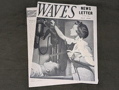 WWII US Navy Women's WAVES Newsletter July 1945