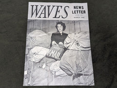 WWII US Navy Women's WAVES Newsletter March 1945