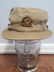 WAC Enlisted Khaki Hobby Hat Size 21 1/2