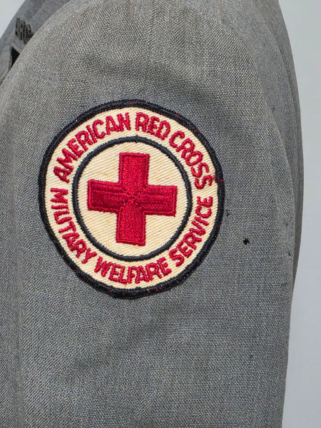 American Red Cross Military Welfare Summer Uniform Jacket and Skirt <br> (B-38" W-26" H-36")