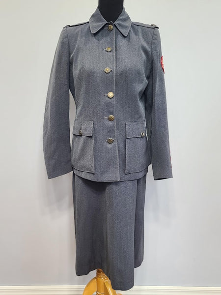 WWII Women's American Red Cross Uniform Jacket and Skirt