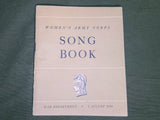 Original WWII Women's Army Corps WAC Song Book