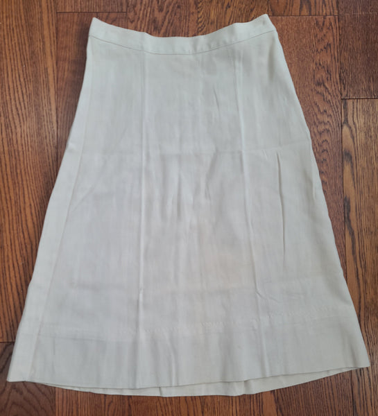 Beige Army Nurse Skirt <br> (W-28" H-36")