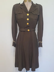 Nurse Chocolate Off Duty Dress <br> (B-36" W-26" H-32")