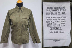 Women's Army Nurse HBT Shirt <br> (39" Bust)