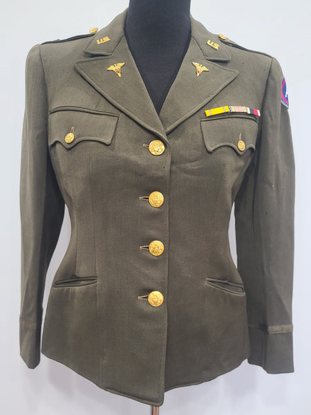 Army Nurse Stetson Officer Private Purchase Jacket (AS-IS) <br> (B-39" W-34")