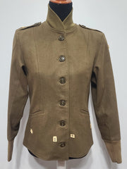 WWII Women's Army Uniform Wool Jacket Liner 12R Cutter Tags WAC Nurse (Near Mint Condition!)