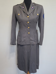 Women's Civil Defense Jacket & Skirt <br> (B-36" W-26" H-35")