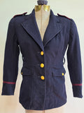 WWII Women's Early War Blue Army Nurse Uniform Jacket 