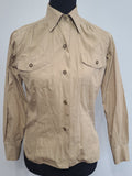 WWII Women's Khaki Blouse Uniform Shirt WAC or Army Nurse