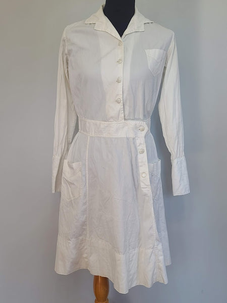 WWII Women's NNC Navy Nurse Hospital Work Dress Uniform