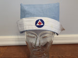 Nurse's Aide Coif Hat Red Cross / Civil Defense