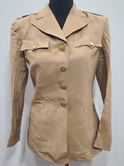 WWII Women's US Army Khaki WAC Uniform Jacket