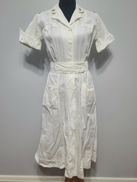 Army Nurse Hospital Uniform Dress <br> (B-39" W-27" H-37")
