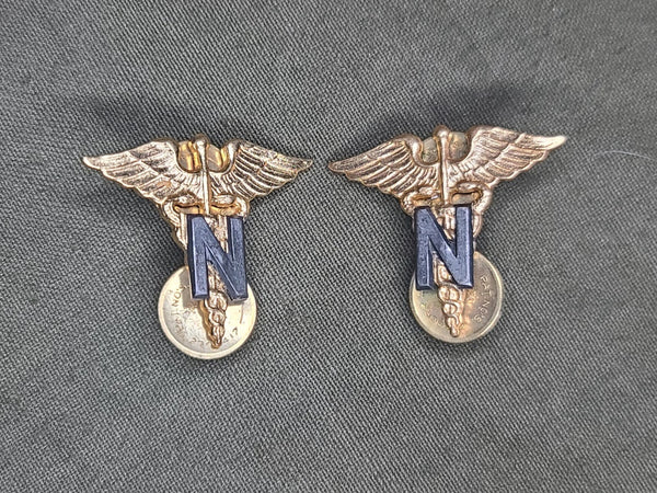 WWII US Army Nurse Insignia Pins