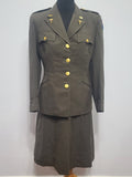 WWII Women's US Army Nurse Uniform Set Jacket and Skirt