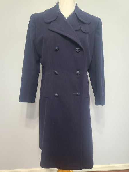 US Navy WAVES Heavy Overcoat (43" Bust)
