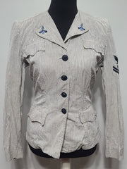 Navy WAVES Seersucker Jacket <br> (36" Bust)