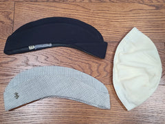 WWII Women's WAVES Seersucker & Navy Garrison Cap Uniform Hat Set