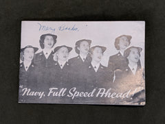 WAVES Song Book "Navy, Full Speed Ahead!"