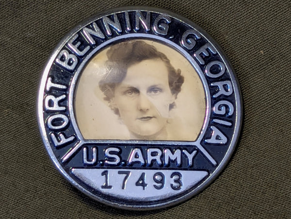 Women's Army ID Badge Fort Benning Georgia